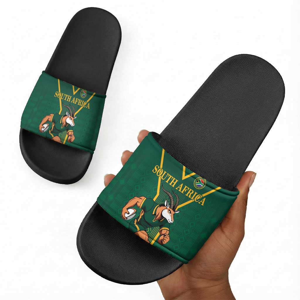 South Africa Rugby Slide Sandals Go Springboks - Wonder Print Shop