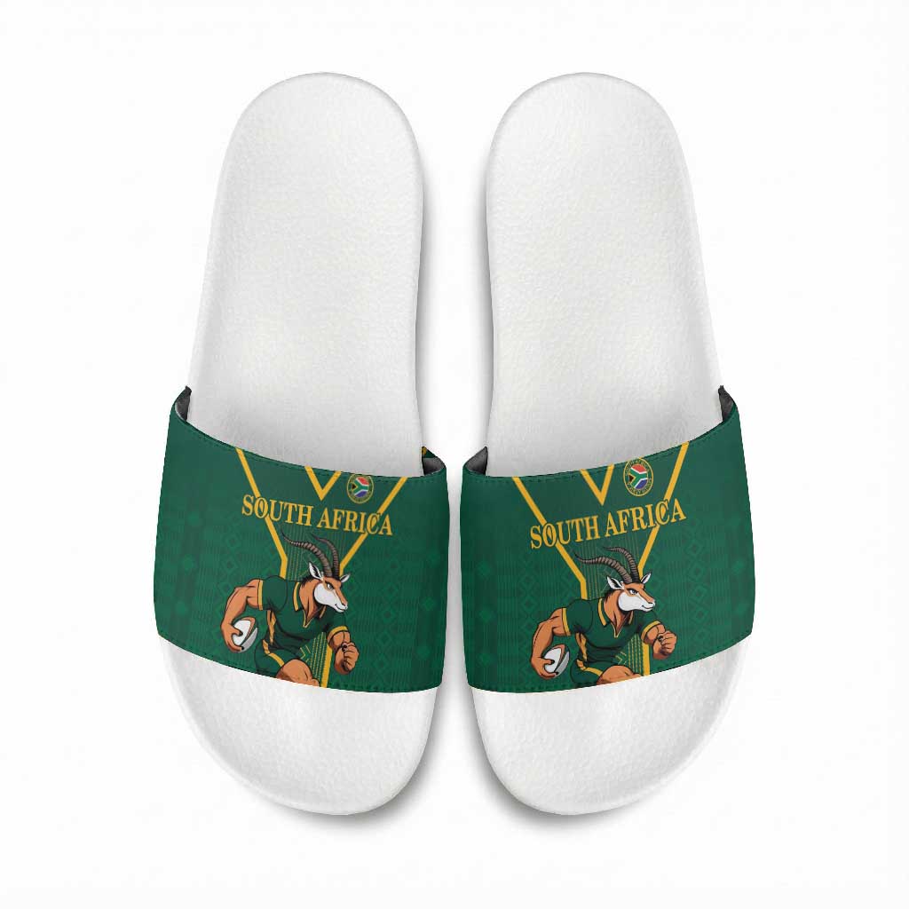 South Africa Rugby Slide Sandals Go Springboks - Wonder Print Shop