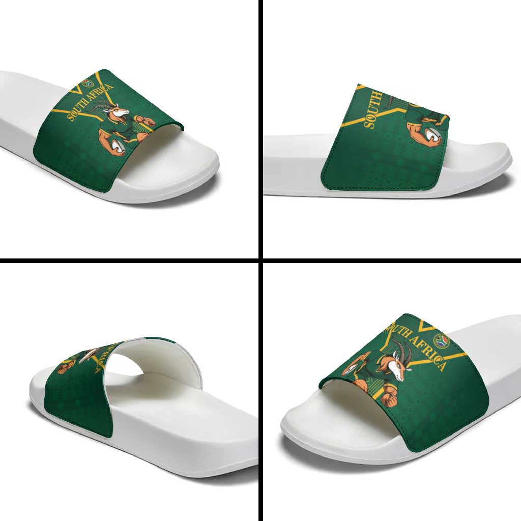 South Africa Rugby Slide Sandals Go Springboks - Wonder Print Shop