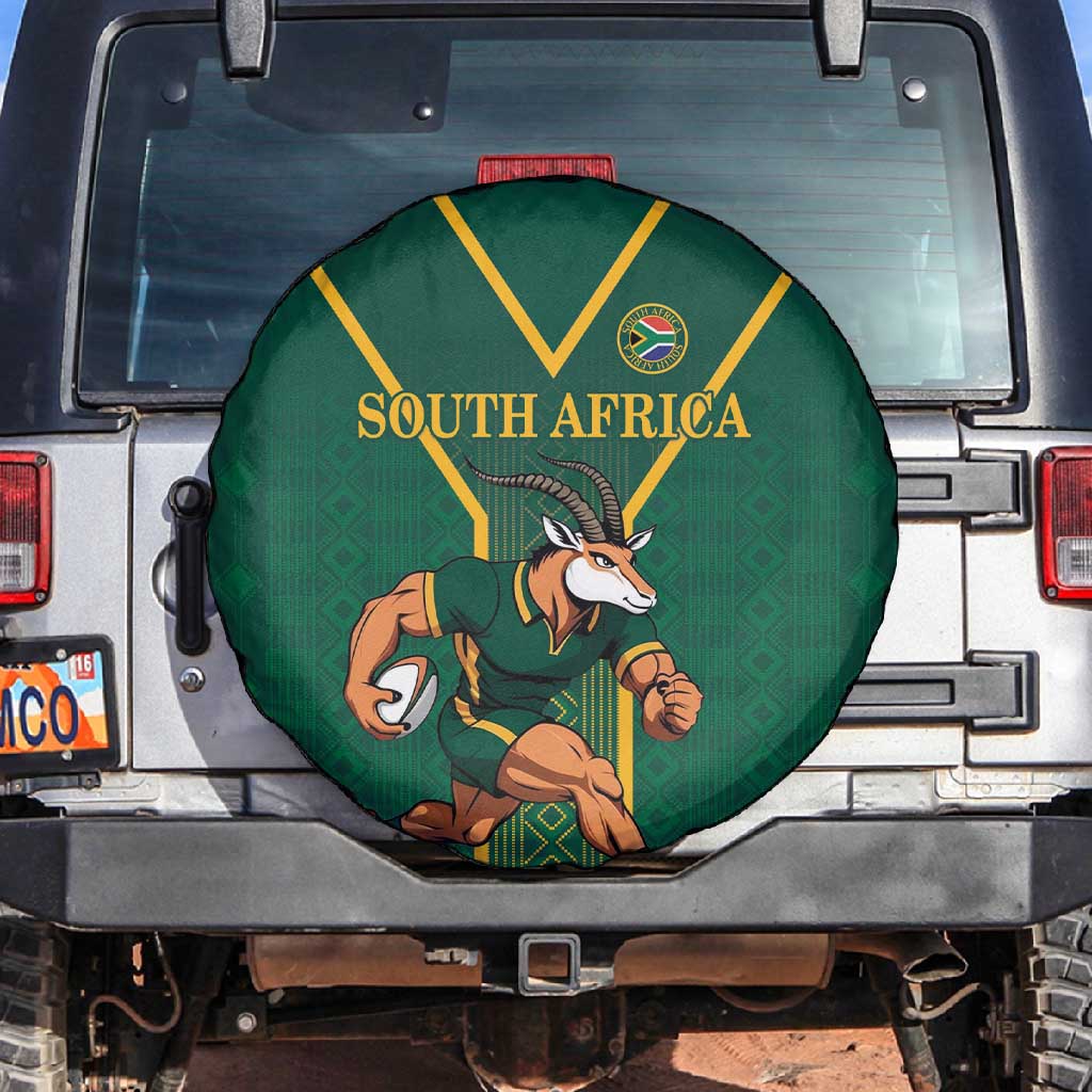 South Africa Rugby Spare Tire Cover Go Springboks - Wonder Print Shop