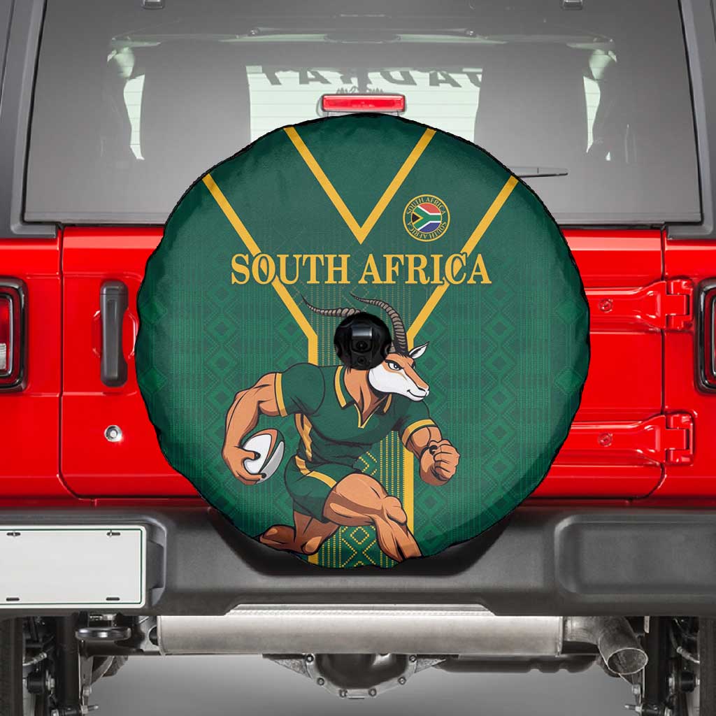 South Africa Rugby Spare Tire Cover Go Springboks - Wonder Print Shop