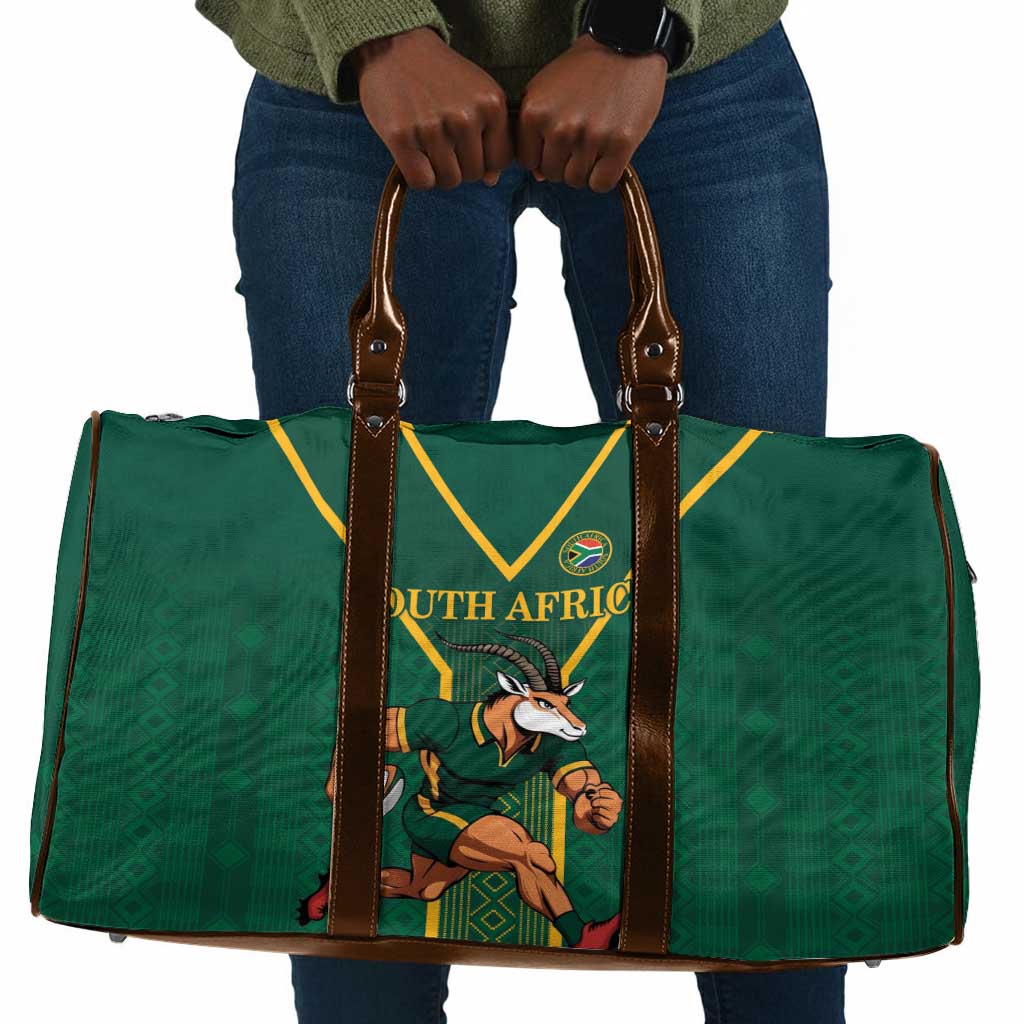 South Africa Rugby Travel Bag Go Springboks - Wonder Print Shop