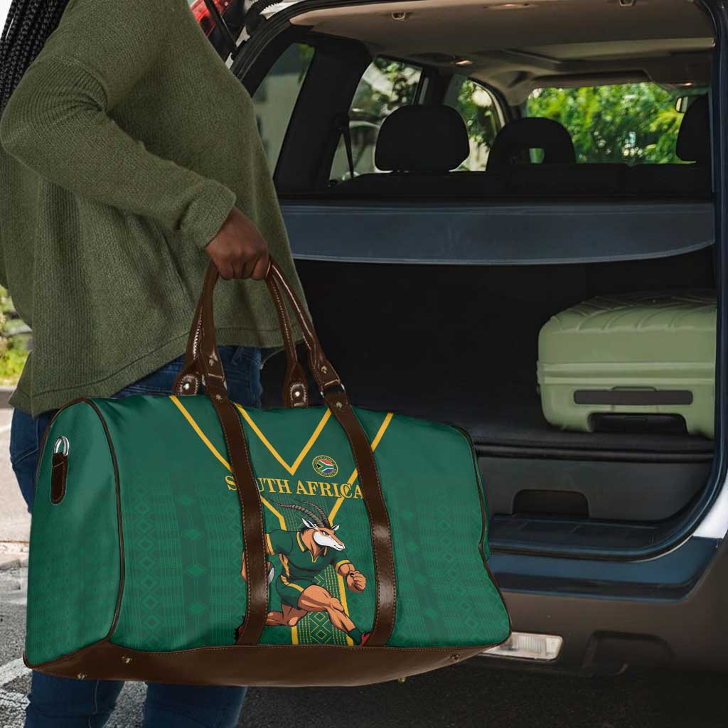 South Africa Rugby Travel Bag Go Springboks - Wonder Print Shop