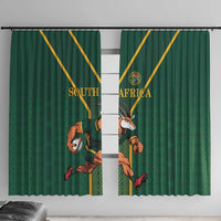 South Africa Rugby Window Curtain Go Springboks - Wonder Print Shop