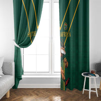 South Africa Rugby Window Curtain Go Springboks - Wonder Print Shop