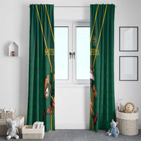 South Africa Rugby Window Curtain Go Springboks - Wonder Print Shop
