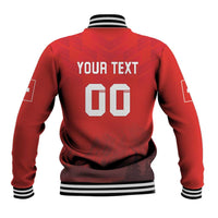 Custom Switzerland Football Baseball Jacket Red Crosses Go Champions