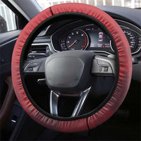 Switzerland Football Steering Wheel Cover Red Crosses Go Champions