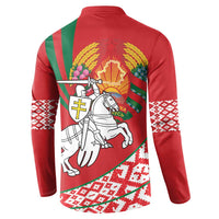 Belarus Pahonia Button Sweatshirt Belarusian Patterns