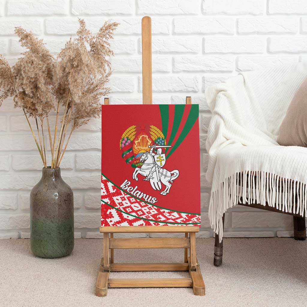 Belarus Pahonia Canvas Wall Art Belarusian Patterns