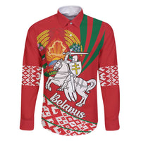 Belarus Pahonia Family Matching Long Sleeve Bodycon Dress and Hawaiian Shirt Belarusian Patterns