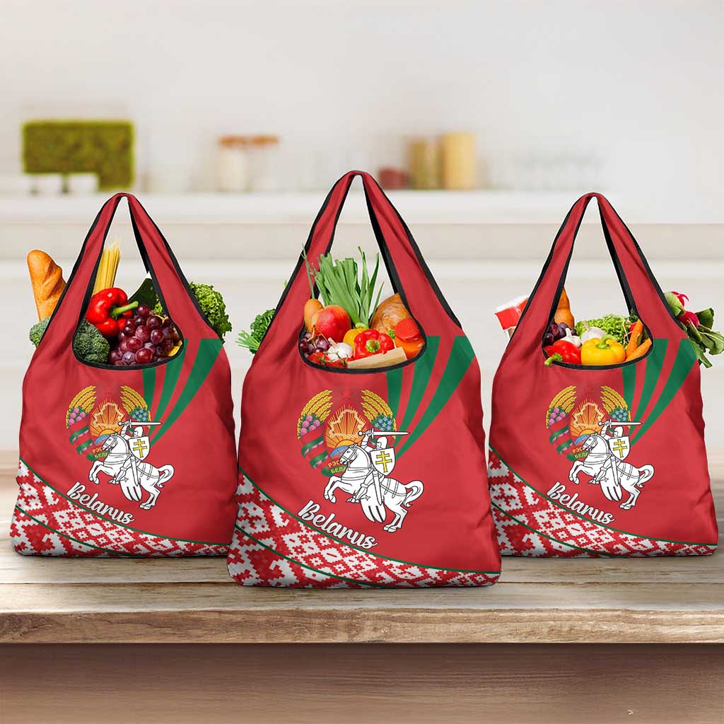 Belarus Pahonia Grocery Bag Belarusian Patterns