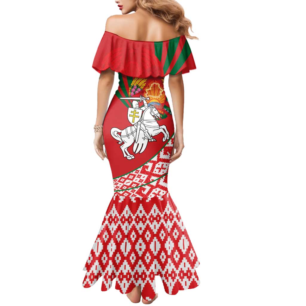 Belarus Pahonia Mermaid Dress Belarusian Patterns