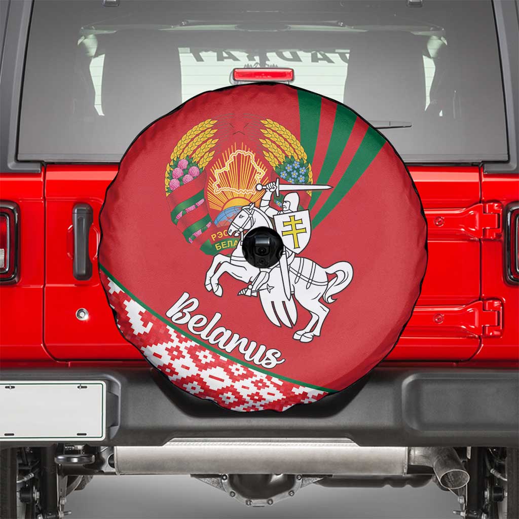 Belarus Pahonia Spare Tire Cover Belarusian Patterns