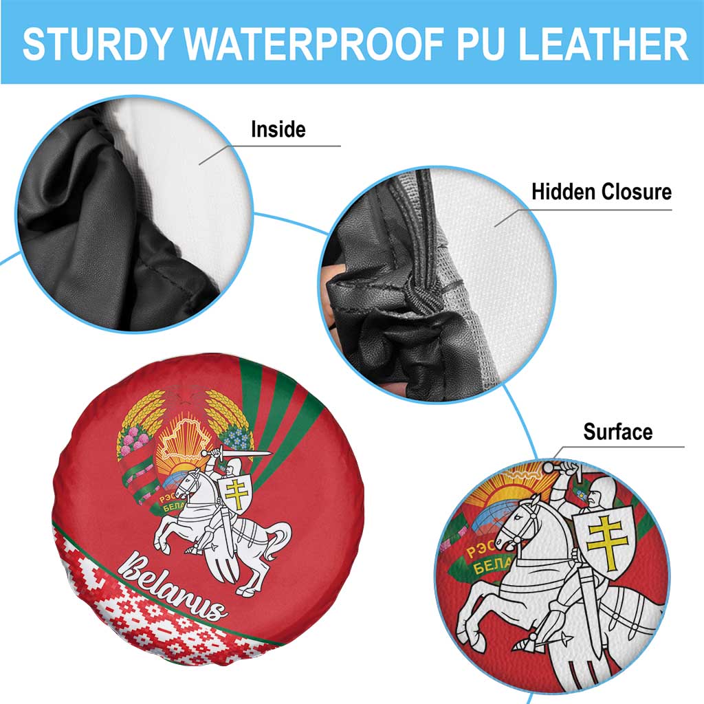 Belarus Pahonia Spare Tire Cover Belarusian Patterns