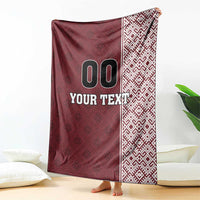 Custom Belarus Football Blanket The White Wings Red Version