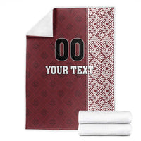 Custom Belarus Football Blanket The White Wings Red Version