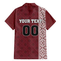 Custom Belarus Football Family Matching Mermaid Dress and Hawaiian Shirt The White Wings Red Version