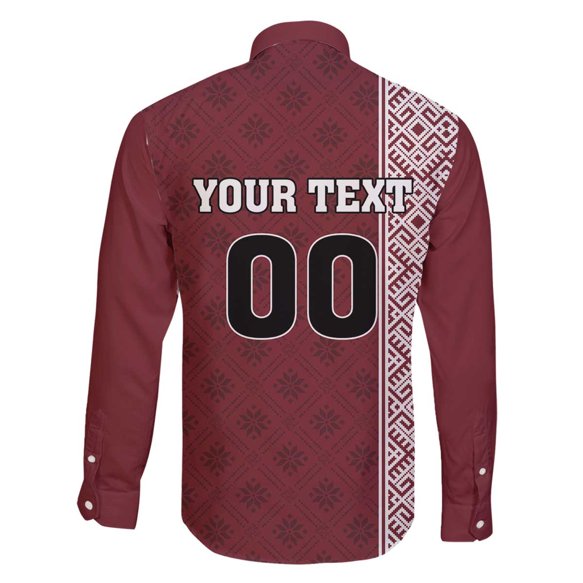 Custom Belarus Football Family Matching Off The Shoulder Long Sleeve Dress and Hawaiian Shirt The White Wings Red Version