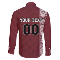 Custom Belarus Football Family Matching Puletasi and Hawaiian Shirt The White Wings Red Version