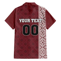 Custom Belarus Football Family Matching Summer Maxi Dress and Hawaiian Shirt The White Wings Red Version