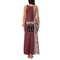 Custom Belarus Football Family Matching Tank Maxi Dress and Hawaiian Shirt The White Wings Red Version