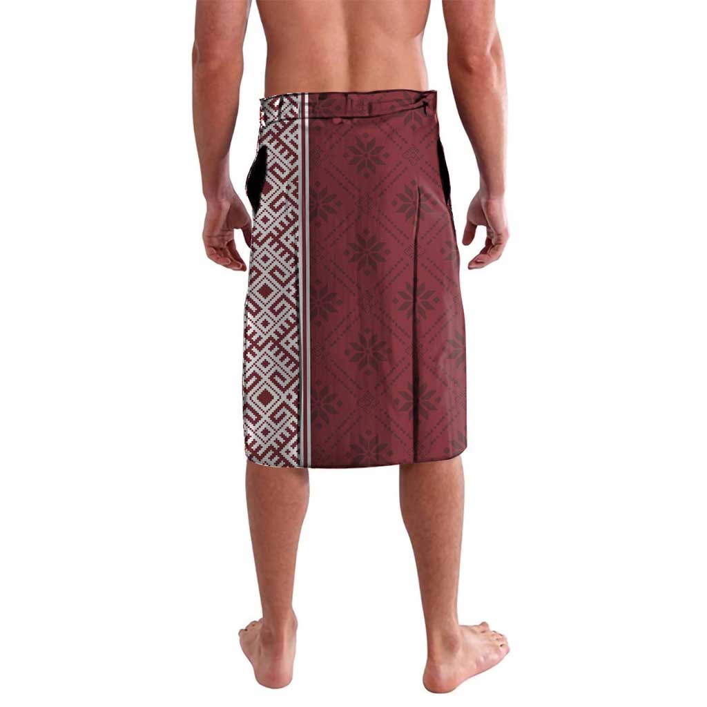 Custom Belarus Football Lavalava The White Wings Red Version