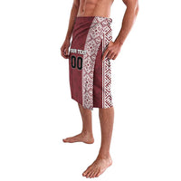 Custom Belarus Football Lavalava The White Wings Red Version