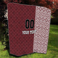 Custom Belarus Football Quilt The White Wings Red Version