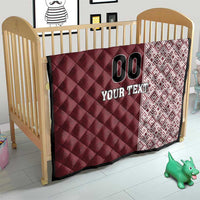 Custom Belarus Football Quilt The White Wings Red Version