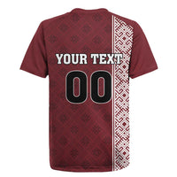 Custom Belarus Football Rugby Jersey The White Wings Red Version