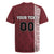 Custom Belarus Football Rugby Jersey The White Wings Red Version