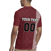 Custom Belarus Football Rugby Jersey The White Wings Red Version