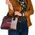 Custom Belarus Football Shoulder Handbag The White Wings Red Version