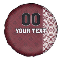 Custom Belarus Football Spare Tire Cover The White Wings Red Version