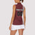 Custom Belarus Football Women Sleeveless Polo Shirt The White Wings Red Version