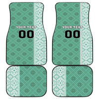 Custom Belarus Football Car Mats The White Wings Green Version