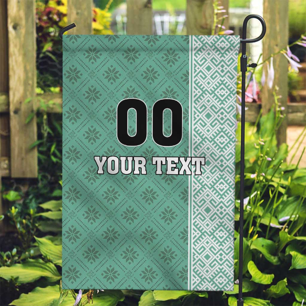 Custom Belarus Football Garden Flag The White Wings Green Version