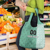 Custom Belarus Football Grocery Bag The White Wings Green Version