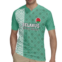 Custom Belarus Football Rugby Jersey The White Wings Green Version