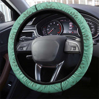 Belarus Football Steering Wheel Cover The White Wings Green Version