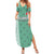 Custom Belarus Football Summer Maxi Dress The White Wings Green Version