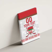 Custom Belarus Ice Hockey Canvas Wall Art 2025 Go Bisons White Version