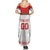 Custom Belarus Ice Hockey Summer Maxi Dress 2025 Go Bisons White Version