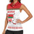 Custom Belarus Ice Hockey Women Sleeveless Polo Shirt 2025 Go Bisons White Version
