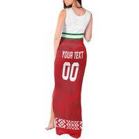 Custom Belarus Ice Hockey Tank Maxi Dress 2025 Go Bisons Red Version