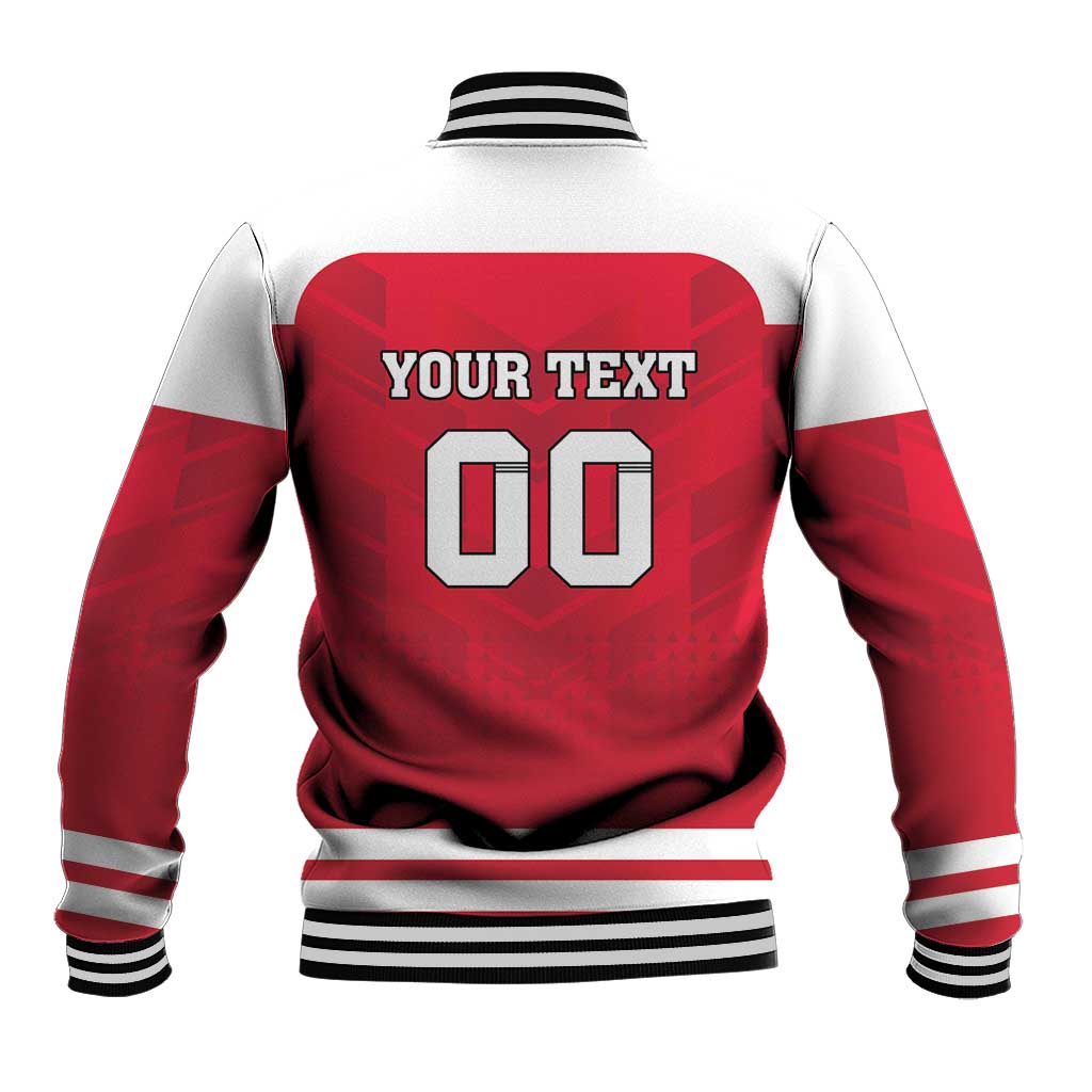 Custom Austria Hockey Baseball Jacket Die Adler Go Champions