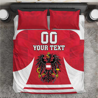 Custom Austria Hockey Bedding Set Die Adler Go Champions