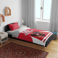 Custom Austria Hockey Bedding Set Die Adler Go Champions