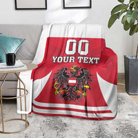 Custom Austria Hockey Blanket Die Adler Go Champions